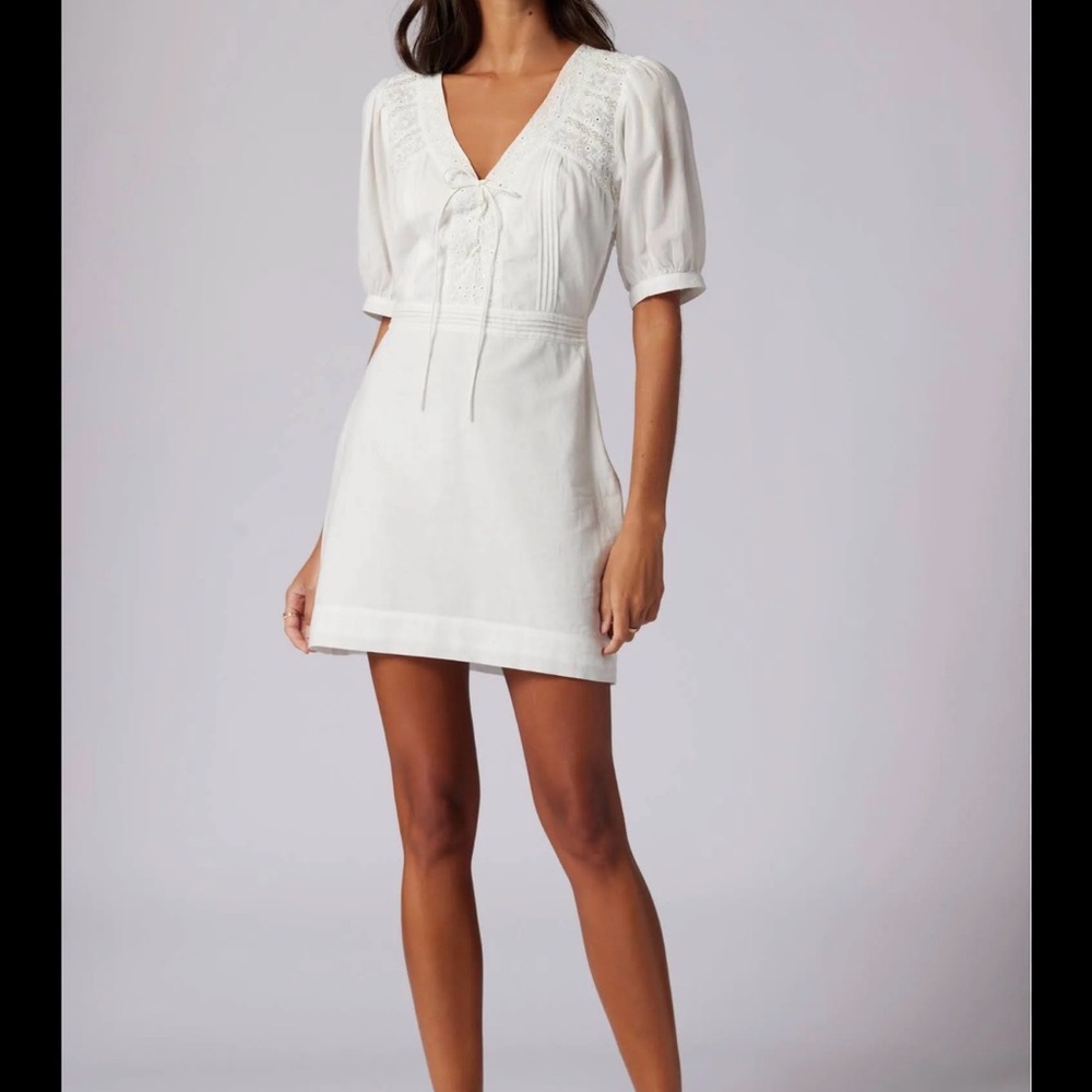 Joie Lexie Dress in Porcelain